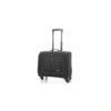 Aerolite 18 4 Wheeled Laptop Bag Executive Business Bag Mobile Office Cabin Luggage Suitcase Approved for Easyjet, BA & Jet2, Black (Black)