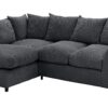 Argos Home Harry Fabric Left Hand Corner Sofa - Charcoal