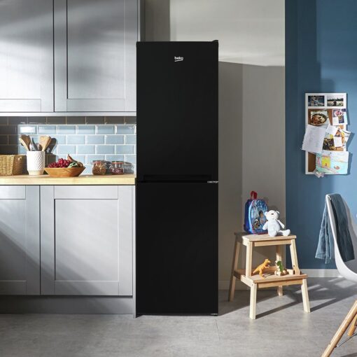 Beko CSG4582B Freestanding Fridge Freezer - Black