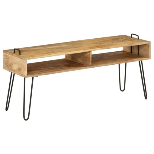 Borough Wharf Tv Stand Solid Mango Wood 110X35x45 Cm