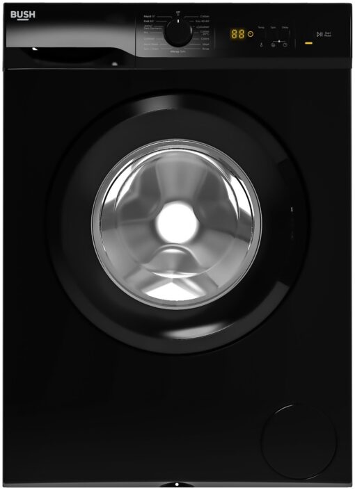 Bush WMT0712EB 7KG 1200 Spin Washing Machine - Black