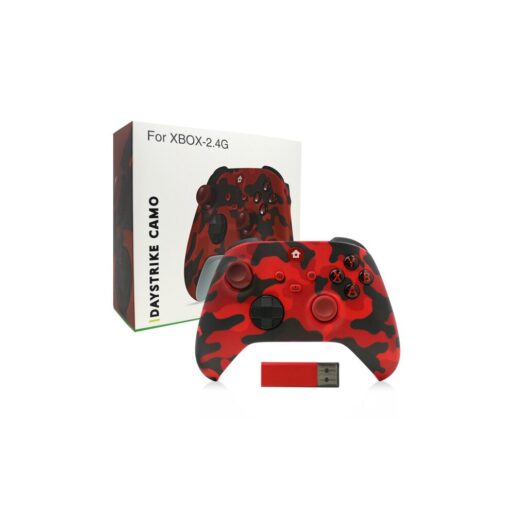 (Camo Red) 2.4G Wireless Gamepad For Xbox One Six Axis Vibration with Turbo Game