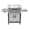 Char-Broil Advantage Series 445S - 4 Burner Gas Barbecue Grill with TRU-Infrared technology, Stainless steel Finish