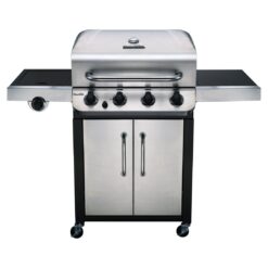 Char-Broil Convective Series 440S - 4 Burner Gas Barbecue Grill with Side-burner, Stainless Steel Finish