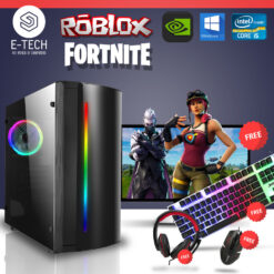 Fast Gaming PC Computer Bundle Intel Quad Core i5 16GB 1TB W10 GT730