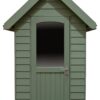 Forest Garden Overlap Retreat Shed - 6x4ft, Green, Installed