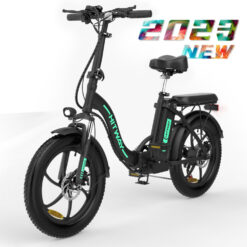 (Green) HITWAY BK6S Folding Electric Bike 20"