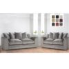 (Grey, 3+2 Set) BYRON Jumbo Cord Sofa Sets