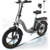 (Grey) HITWAY BK6S Folding Electric Bike 20"