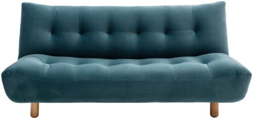 Habitat Kota 3 Seater Velvet Clic Clac Sofa Bed - Teal