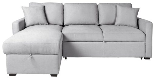 Habitat Reagan Left Hand Storage Chaise Sofa Bed - Grey