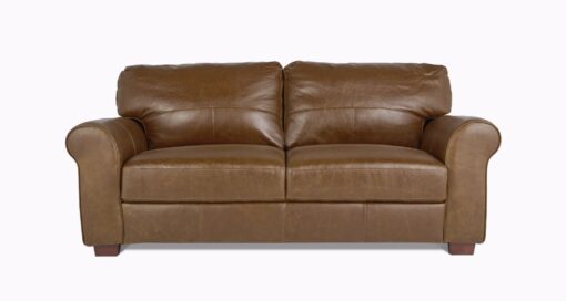 Habitat Salisbury Leather 3 Seater Sofa - Tan