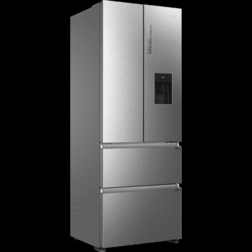 Haier HFR5719EWMP American Fridge Freezer - Platinum Inox