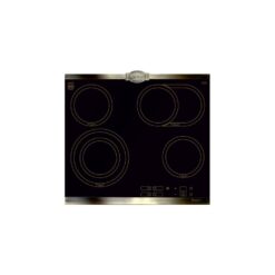 Kaiser Empire 58cm Ceramic Hob | 4 Burner Black Glass Cooktop