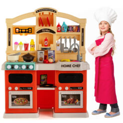 Kids Play Kitchen Kids Kitchen Playset with Vapor & Boil Effects