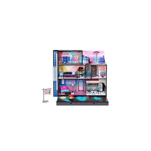 L.O.L. Surprise! O.M.G. House � Real Wooden Doll House with 85+ Surprises - Incl. Bedroom, Bathroom, Kitchen, Fashion Closet & More - 91 x 91cm