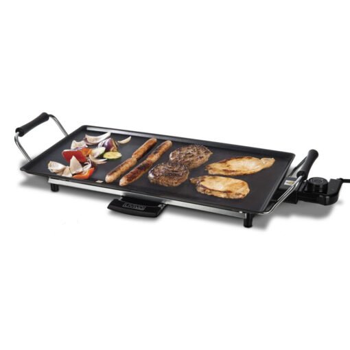 Large Teppanyaki Grill - Electric Hot Plate BBQ Griddle for Flavorful Cooking