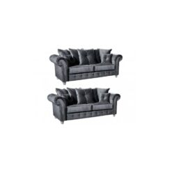 (Zoey Plush 3+2 seater) Zoey Plush Corner or 3 +2 seater sofa set