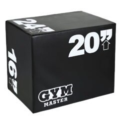 (16" x 20" x 24") GYM MASTER Soft 3 Sided Plyo Squat Jump Box