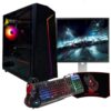 (19" Refurb TFT 4IN1 Bundle) Gaming PC Bundle Intel Quad Core i5 16GB RAM 512GB 4IN1 Titan