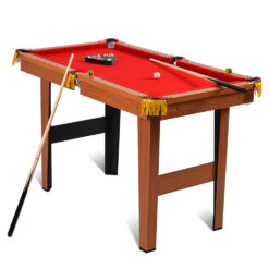 48" Billiards Table Indoor Pool Table Mini Snooker Game Set w/ Triangle Rack