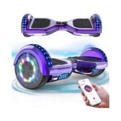 (6.5'' Hoverboards, Self Balanced Electric Scooter Segway Gifts for Kids Gifts Toys with Bluetooth and LED Lights) 6.5'' Hoverboards E Scooter Segway