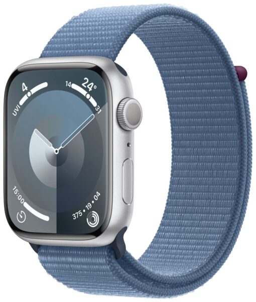 Apple Watch Series 9 45mm Alu Case/Winter Blue Sport Loop