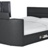 Argos Home Gemini Double TV Bed Frame - Black