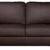 Argos Home Milano Leather 3 Seater Sofa - Chocolate