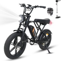 (Electric Bikes,20 Inch Off-Road E bike with 4.0 Fat Tire,with 250W Motor and 48V 15Ah Battery commuter city ebike, Power) HITWAY 750W Electric Bike,