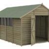 Forest 4Life Overlap Pressure Treated Apex Shed - 10 x 15ft