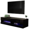 GFW Galicia 120cm LED Wall TV Unit - Black