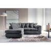 (Grey, Left Facing) Jumbo Cord Corner Sofa