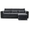 (Grey) Luca Corner Sofa Bed With Storage