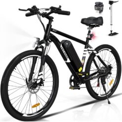 (HITWAY Electric Bike E Mountain Bike, 26 * 2.1/4.0 Electric Bicycle Commute E-bike with 36V12Ah/48V15Ah Removable Batter) HITWAY Electric Bike,26" Eb