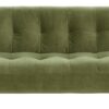 Habitat Kota 3 Seater Velvet Clic Clac Sofa Bed - Green