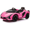 Lamborghini SIAN 12V Kids Electric Ride On Car Toy Remote Control Pink