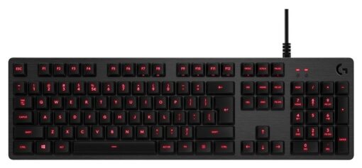 Logitech G413 Carbon Wired Gaming Keyboard - Black