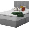 Sealy Abbot Pillowtop Kingsize 2 Drawer Divan Bed - Grey