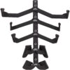 (Set of 5 + Wall Bracket) GYM MASTER Lat Pull Down Cable Machine Attachment Handle Max Grips