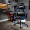 X Rocker Alpha eSports Office Gaming Chair - Blue