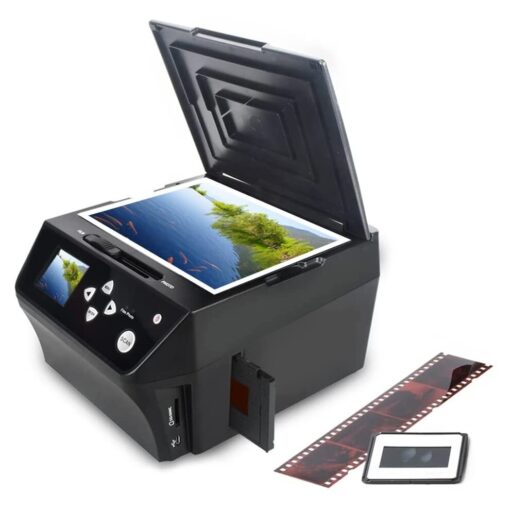 22MP Film &Slide Photo Multi-Function Scanner, Converts 135Film/35mm,110Film/16mmNegatives/Slide/Photo/Document/Business Card to HD 22MP ..