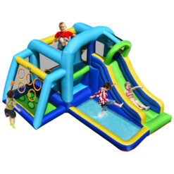 5 In 1 Inflatable Bounce House w/Large Jumping & Playing Area