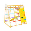 8-in-1 lungle Gym Playset Wooden Climber Play Set for Toddlers