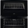 AEG CCB6740MCB 60cm Double Oven Electric Cooker - Black