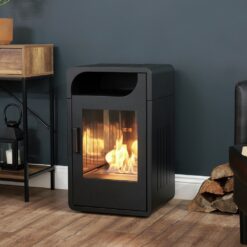 Adam Bellini 3kW Bio Ethanol Stove - Black