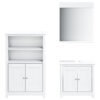 Alvilda 3 Piece 600mm Bathroom Furniture Suite