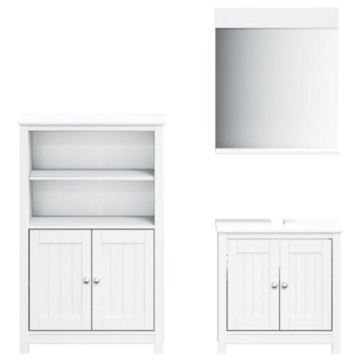 Alvilda 3 Piece 600mm Bathroom Furniture Suite