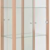 Argos Home 2 Door Glass Display Cabinet - Beech Effect