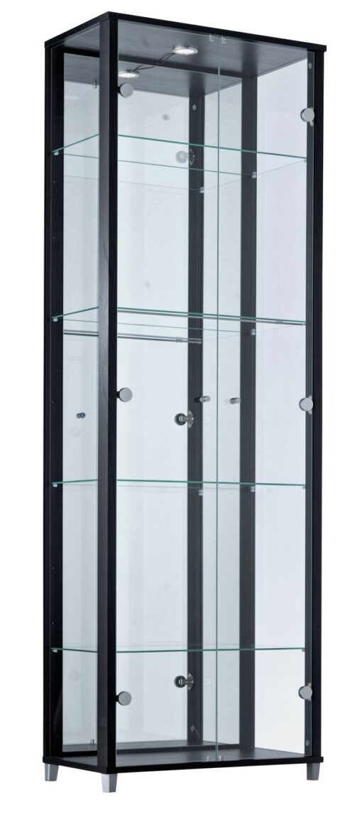 Argos Home 2 Door Glass Display Cabinet - Black